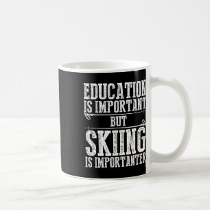 Mug Art de ski pour hommes femmes enfants sport d'hive