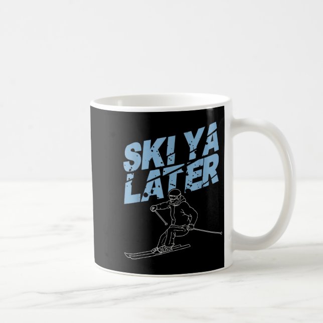 Mug Art De Ski Unique Pour Hommes Femmes Kids Skier Mo (Droite)