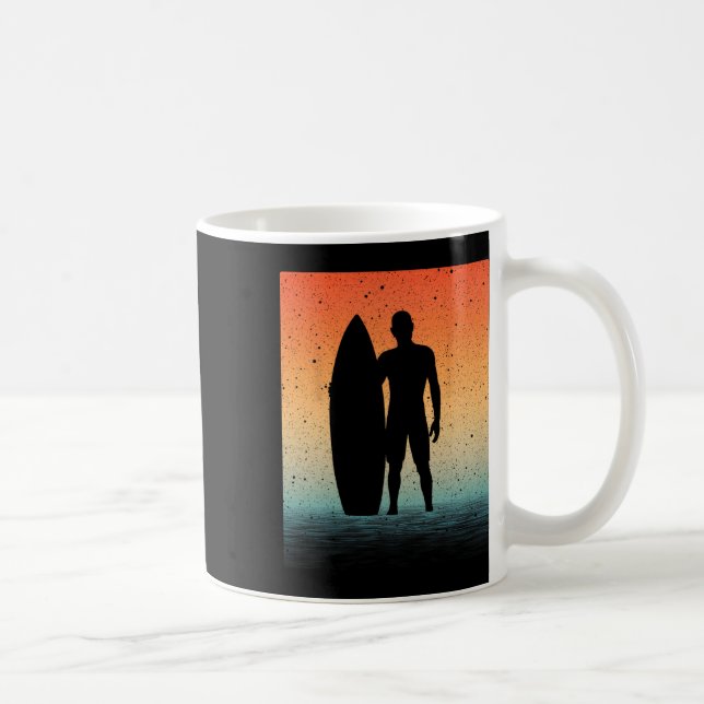 Mug Art de surfeur cool pour hommes garçons surf hawaï (Droite)