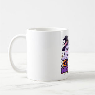 Mug Art de typographie rétro Halloween pour la soirée