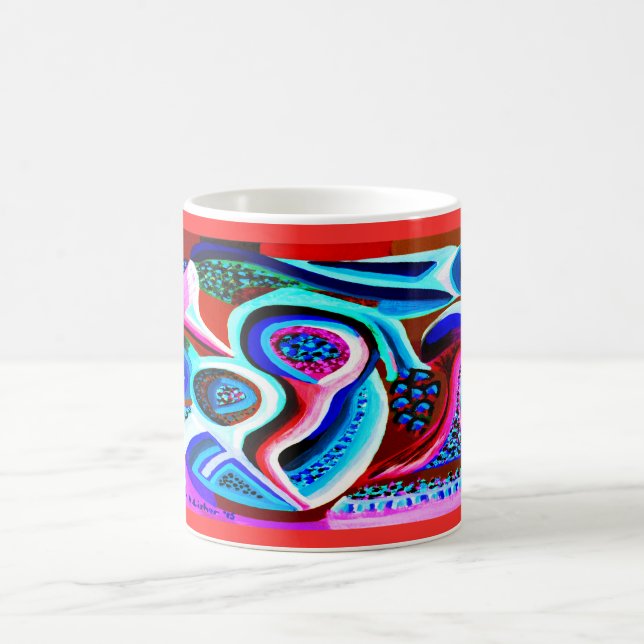 Mug Art de vision extraterrestre (Centre)