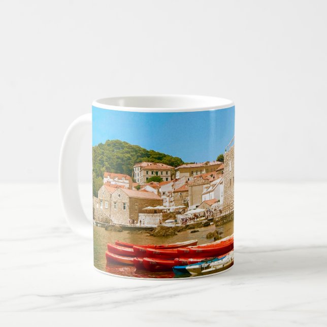 Mug Art de voyage à Dubrovnik (Devant gauche)