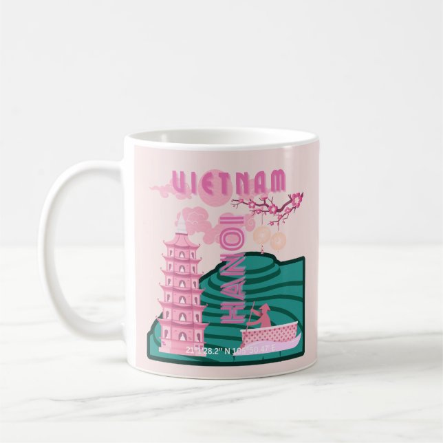 Mug Art de voyage Vietnam (Gauche)