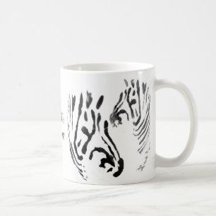Mug Art de zèbre avec le nom