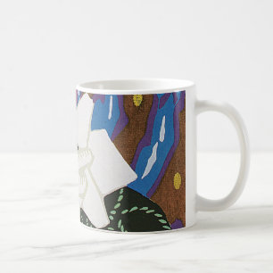 Mug Art Déco Design n° 12 Rose blanche