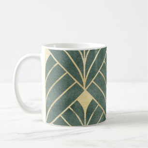 Mug Art déco d'or : Style Luxueux et sans couture
