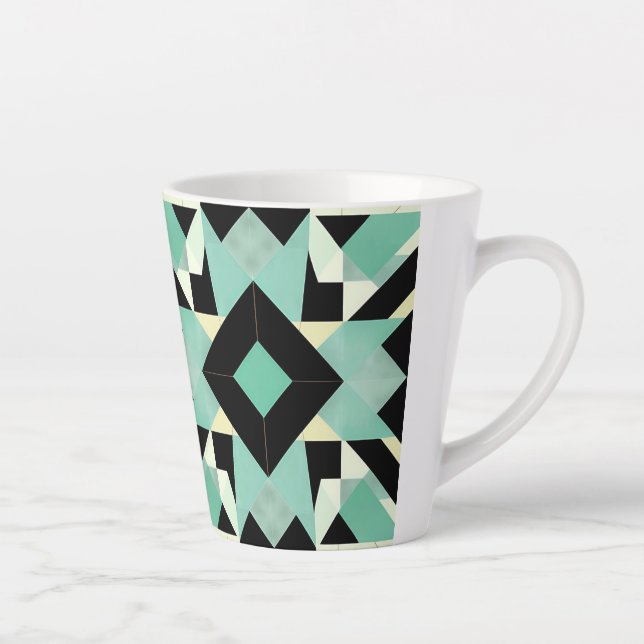 Mug Art Déco Géométrique 35cl (Droite)