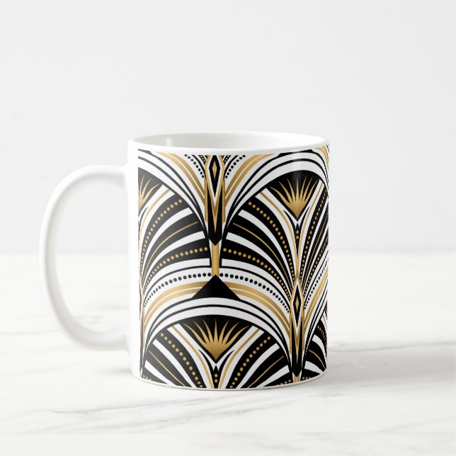 Mug Art Déco Gold Black Elegance : Années folles (Gauche)