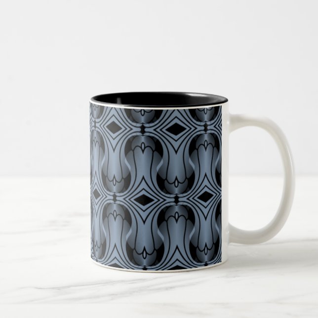 Mug Art Déco Ultramod, Periwinkle (Droit)