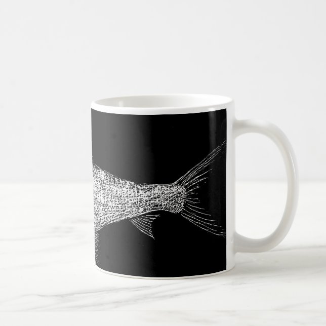 Mug Art d'éraflure de Bonefish (Droite)