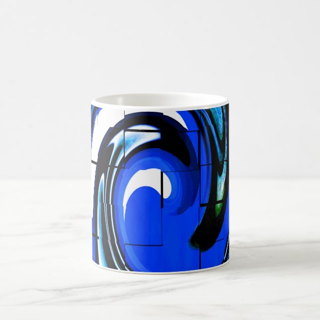 Mug Art des vagues océaniques (Centre)
