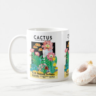 Mug Art d'étiquette de paquet de graines vintage Plant