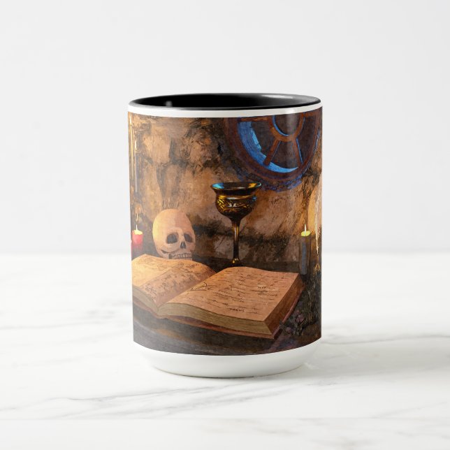 Mug Art d'étude à la bougie de l'académie sombre gothi (Centre)