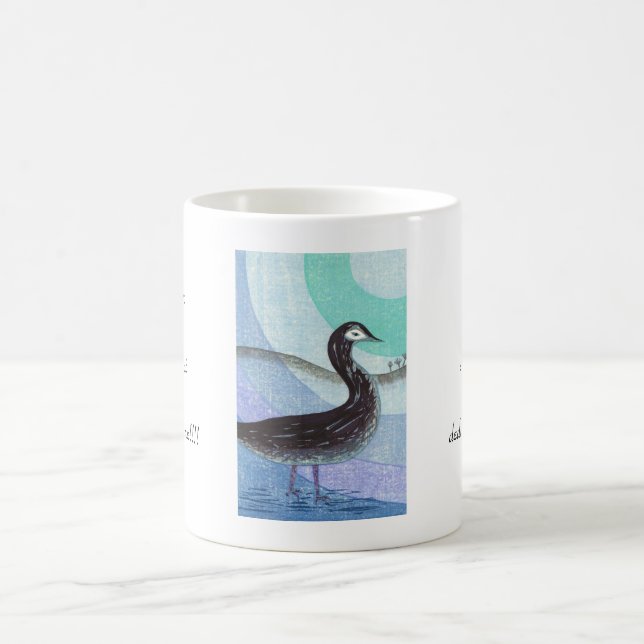 Mug Art d'oiseau d'ukiyo-e de jour d'hivers d'Ohnishi (Centre)