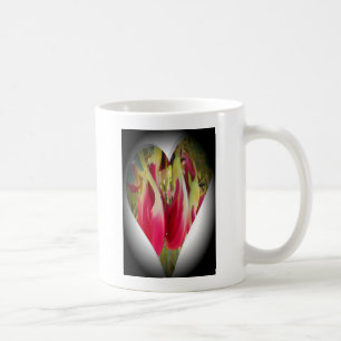 Mug Art du coeur floral