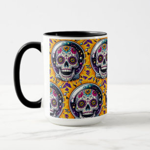 Mug Art du crâne de sucre - Astronaut du crâne de sucr