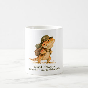 Mug Art du dragon barbu voyageur du monde