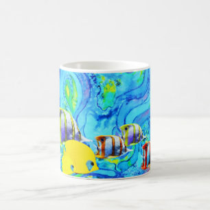 Mug Art du poisson tropical