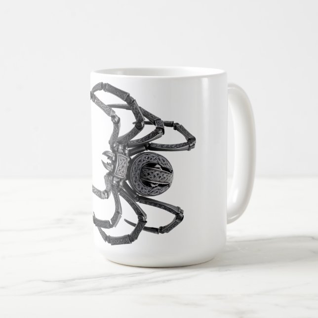 Mug Art du Spider mécanique celtique (Devant droit)
