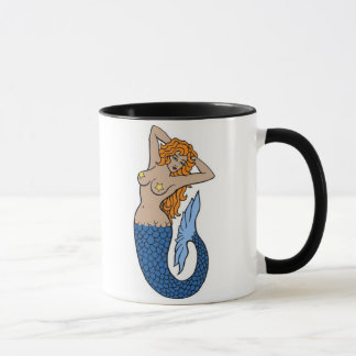 Mug Art du tatouage vintage de sirène