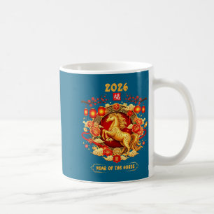 Mug Art du zodiaque chinois de l'année du cheval 2026