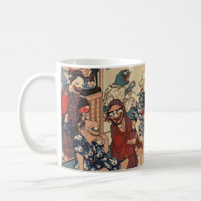 Mug Art d'Ukiyoe de Japonais (Kuniyoshi Utagawa) (Gauche)