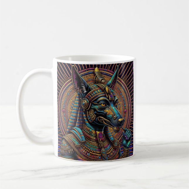 Mug Art égyptien Anubis (Gauche)