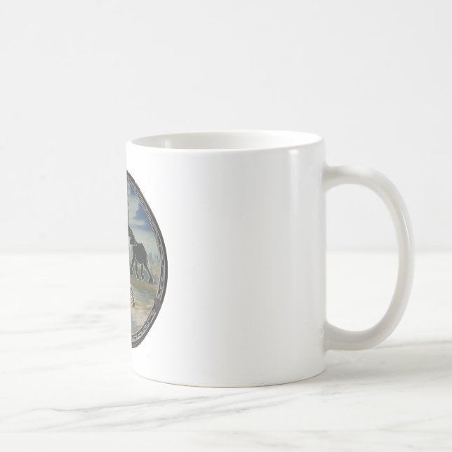 Mug Art Eléphant Africain (Droite)