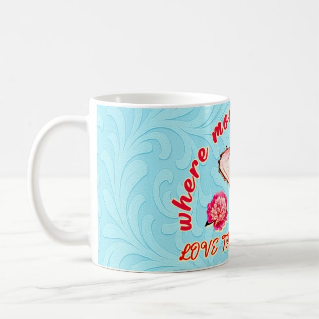 Mug art en forme de cœur (Gauche)