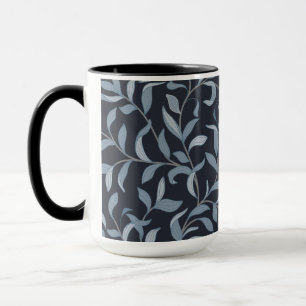 Mug Art et artisanat Inspiré Blue Leaf Vine