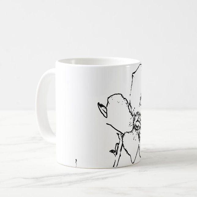 Mug Art Fleur naturelle (Devant gauche)