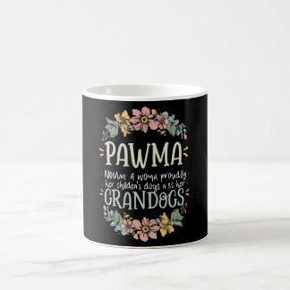 Mug Art floral Pawma Noun Définition Mama Grand-mère C