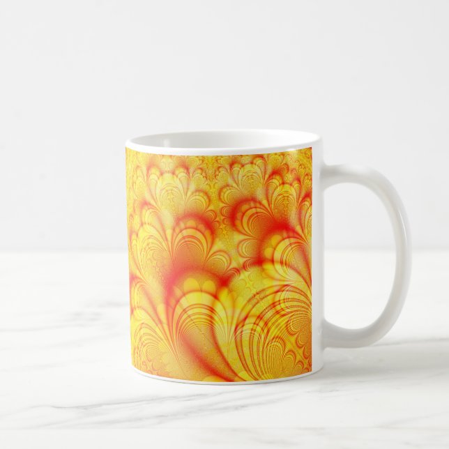 Mug Art Fractal Coloré (Droite)