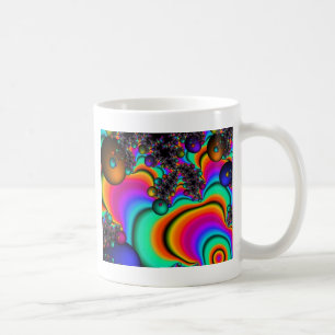 Mug art fractal psychédélique