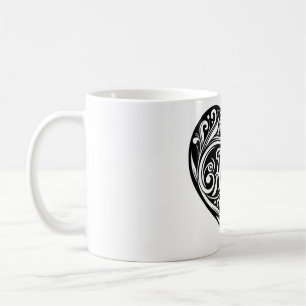 Mug art généré par l'IA cœur