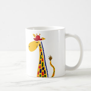 Mug Art génial coloré de girafe