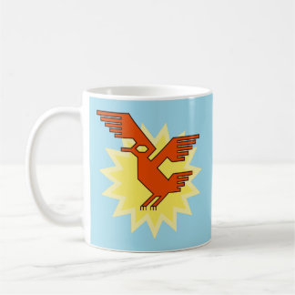 Mug Art géométrique moderne d'oiseau de condor andin