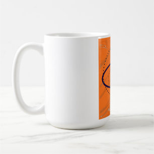 MUG ART GÉOMÉTRIQUE ORANGE