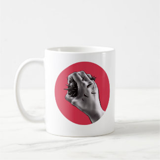Mug Art gothique d'horreur - main poignardée