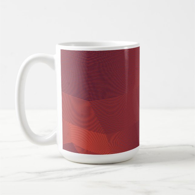 Mug Art graphique géométrique Abstrait, tendance et mo (Gauche)
