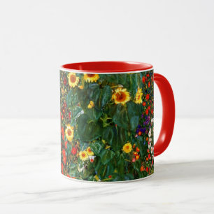 Mug Art Gustav Klimt - Jardin agricole avec tournesols