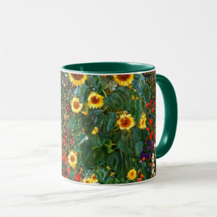Mug Art Gustav Klimt - Jardin agricole avec tournesols