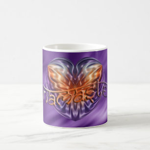 Mug ART Heart NAMASTE   vagues de lila