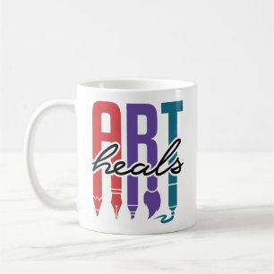 Mug Art Heures Artiste Enseignant d'art Amoureux