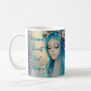 Mug Art Imaginaire Ethéal Belle Fée Bleue