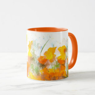 Mug Art impressionniste du Poppy de Californie