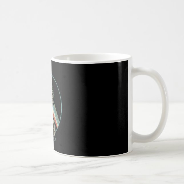 Mug Art martial de kickboxing rétro et amateurs de kic (Droite)