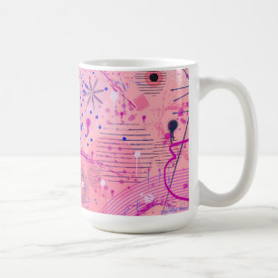 Mug Art maximaliste de la Pink Party