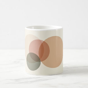 Mug Art minimaliste de cercles qui se chevauchent