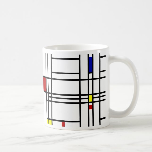 Mug Art moderne de Mondrian (Droite)